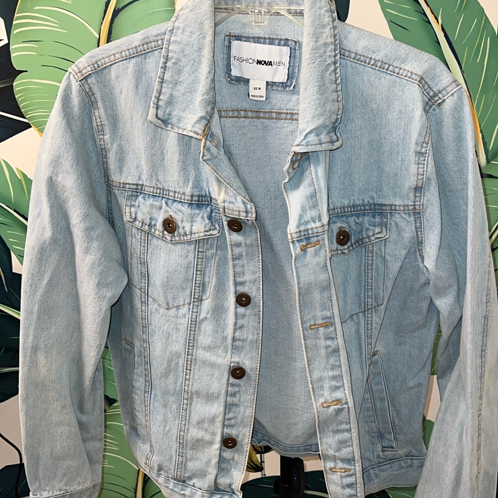 Fashion Nova light denim jacket